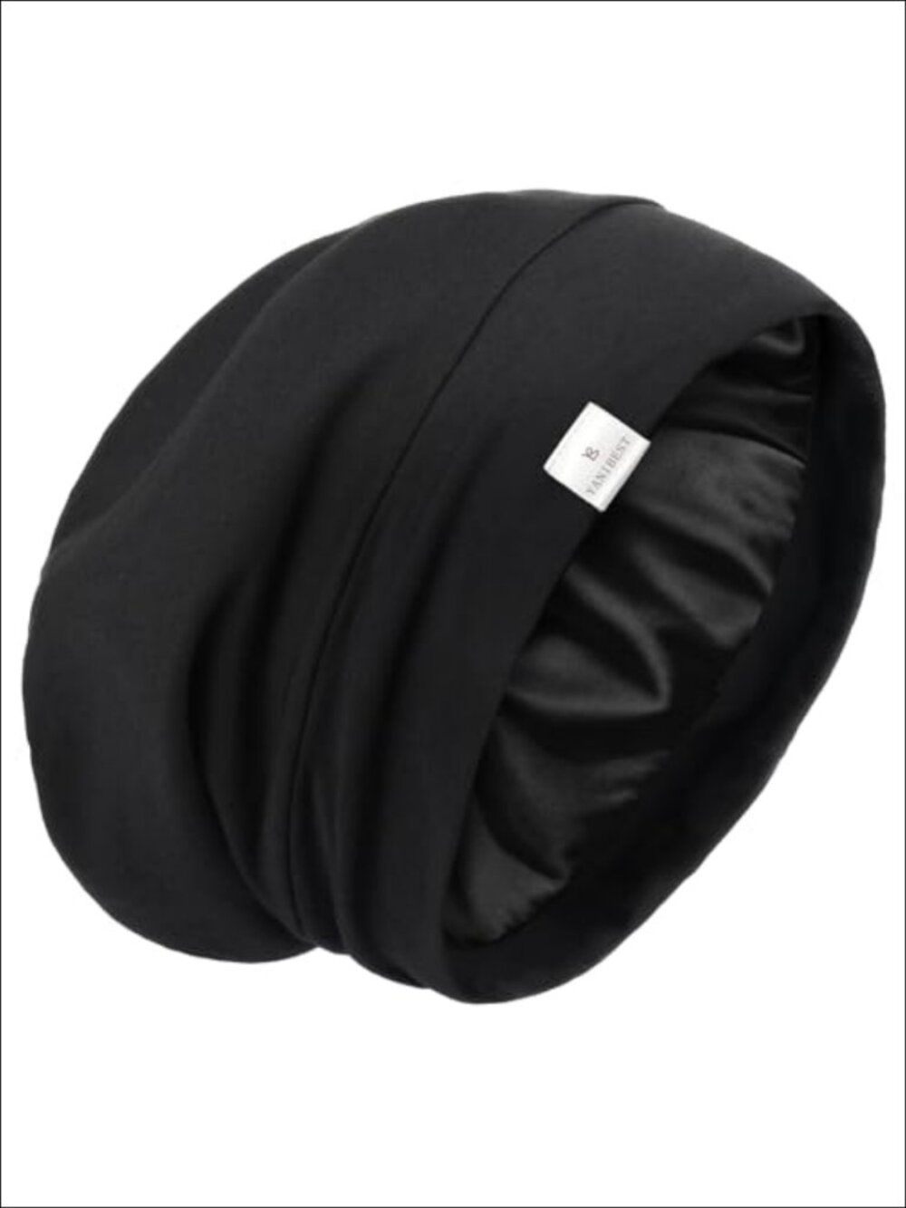 Slouchy Beanie Hat Satin Lined Sleep Cap Bonnet Chemo Headwear
